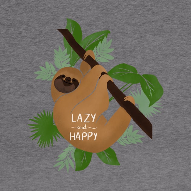 Lazy and happy by RosanneCreates